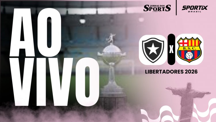 AO VIVO: BOTAFOGO X BARCELONA-EQU – DECISÃO NO NILTON SANTOS! QUEM AVANÇA NA LIBERTADORES?
